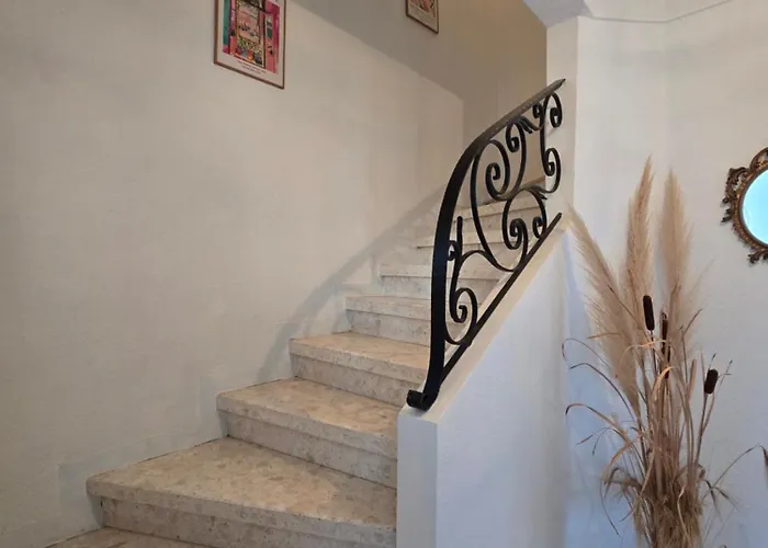 Magnifique Familiale, 5 Chambres, Piscine & Parking * 滨海阿热莱斯