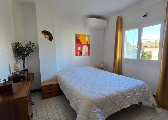 Magnifique Familiale, 5 Chambres, Piscine & Parking * 滨海阿热莱斯